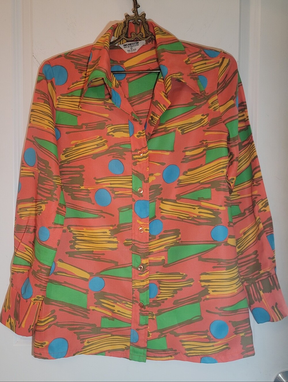 Groovy Vintage Disco Blouse